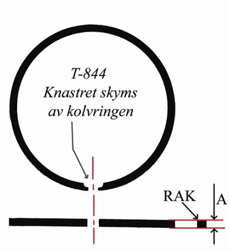 Kolbenringe Sachs 38 mm für 501er Zylinder aus Gusseisen - 2