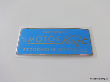 Decal "Motorkraft"  -1966