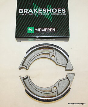 Brake shoes NewFren to Casal with 120 mm brake drum