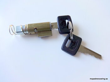 Lenkradschloss 10 mm schwarzer Schlüssel