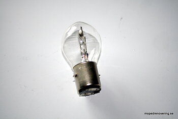 Pære BA20D 12V 15/15W