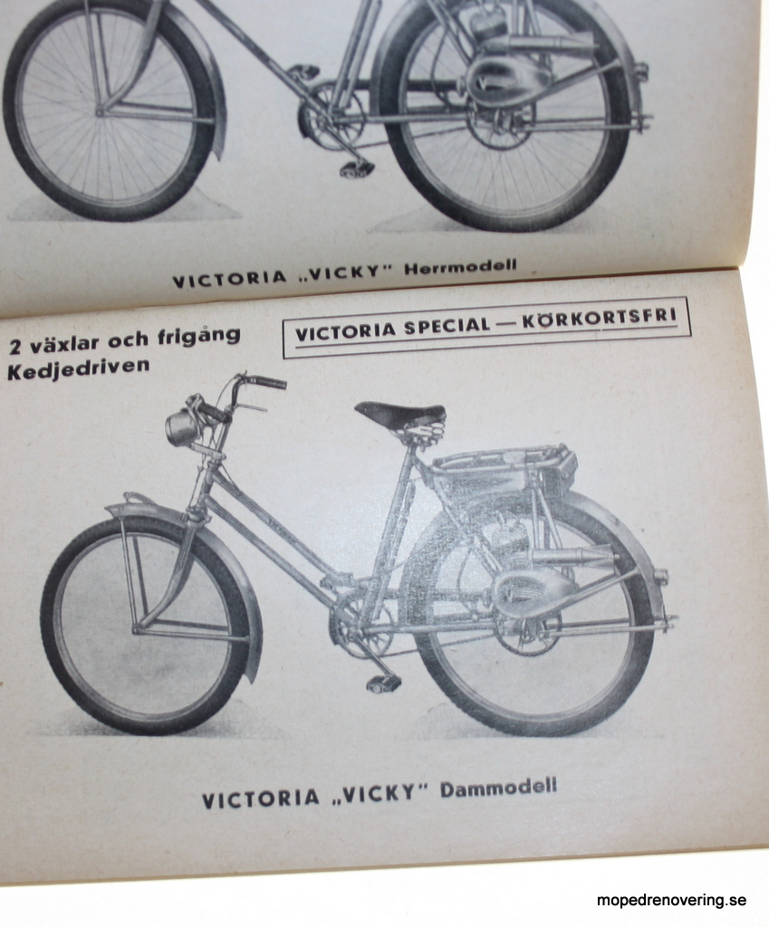 Betriebsanleitung Victoria Fahrradmotor, original nicht neu gedruckt - 2