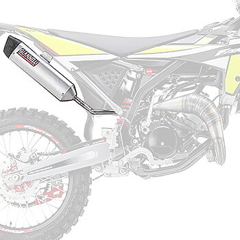 Ljuddämpare Giannelli Sonic Aluminium - Fantic XM50/XE50 Euro5 2021->