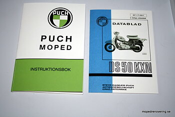 Brugerdatablad puch DS50 KXN. Alabama 1966 - 68