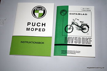 Brugerdatablad puch MV 50 DKF. Florida/MV50 1966 - 68