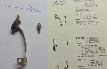 Brytarspetsar NOS DW 717, passar Flink typ 43 1952- och Monarped typ 48 f
