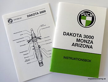 Manual og datablad Dakota/VZ50 3000
