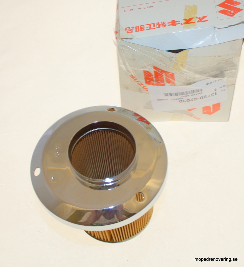 Luftfilter Suzuki K50 13780-22030. originalfilter, ej nytillverkat. - 2