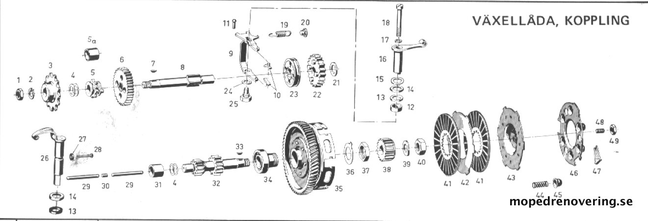 Lejerulle Sachs 4,55x6 mm - 2