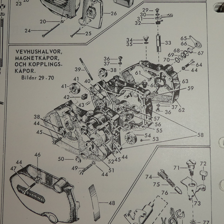 Verbindungsarm Husqvarna Flint Nr. 81-611-005. - 2