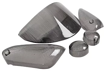 Blinkerglas-Satz mit Rücklicht Black-line - Aerox