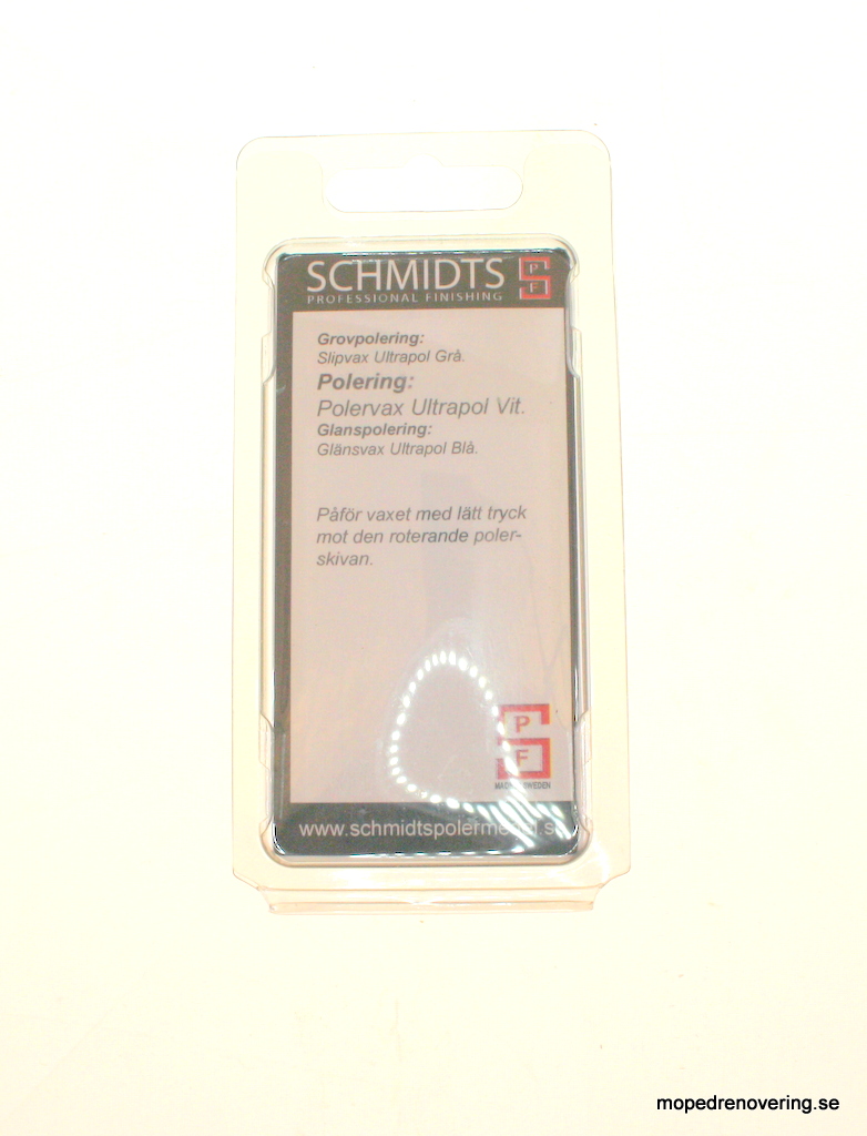 Ultrapol 76 hvit, for polering. Produsert av Schmidts Polermedel - 2