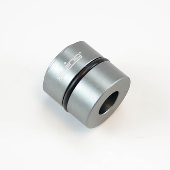 bøsning til motorblok Sachs 19 mm aluminium, til "dum" montering, Swiing Ø 19,2mm. 1 ÖD