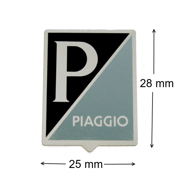 070312 Emblem in aluminum, 25x28 mm - 2