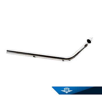 Exhaust pipe Sachs overlaying 28 mm.