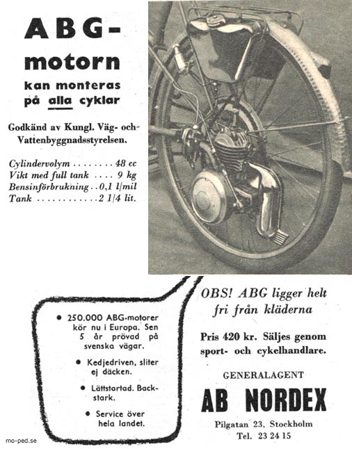 Männän täydellinen, ABG-moottori NOS 41,00 mm (NOS) - 3
