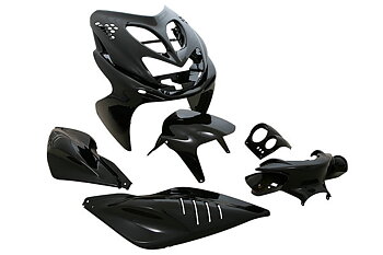 Verkleidung Kit 7 Stück Schwarz - Aerox -2012