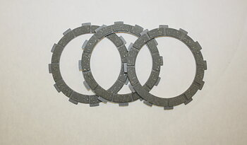 Kopplingslameller 12 bommars, 3 pack. Stålförstärkta Husqvarna D-motor, för trimmade motorer. Surflex