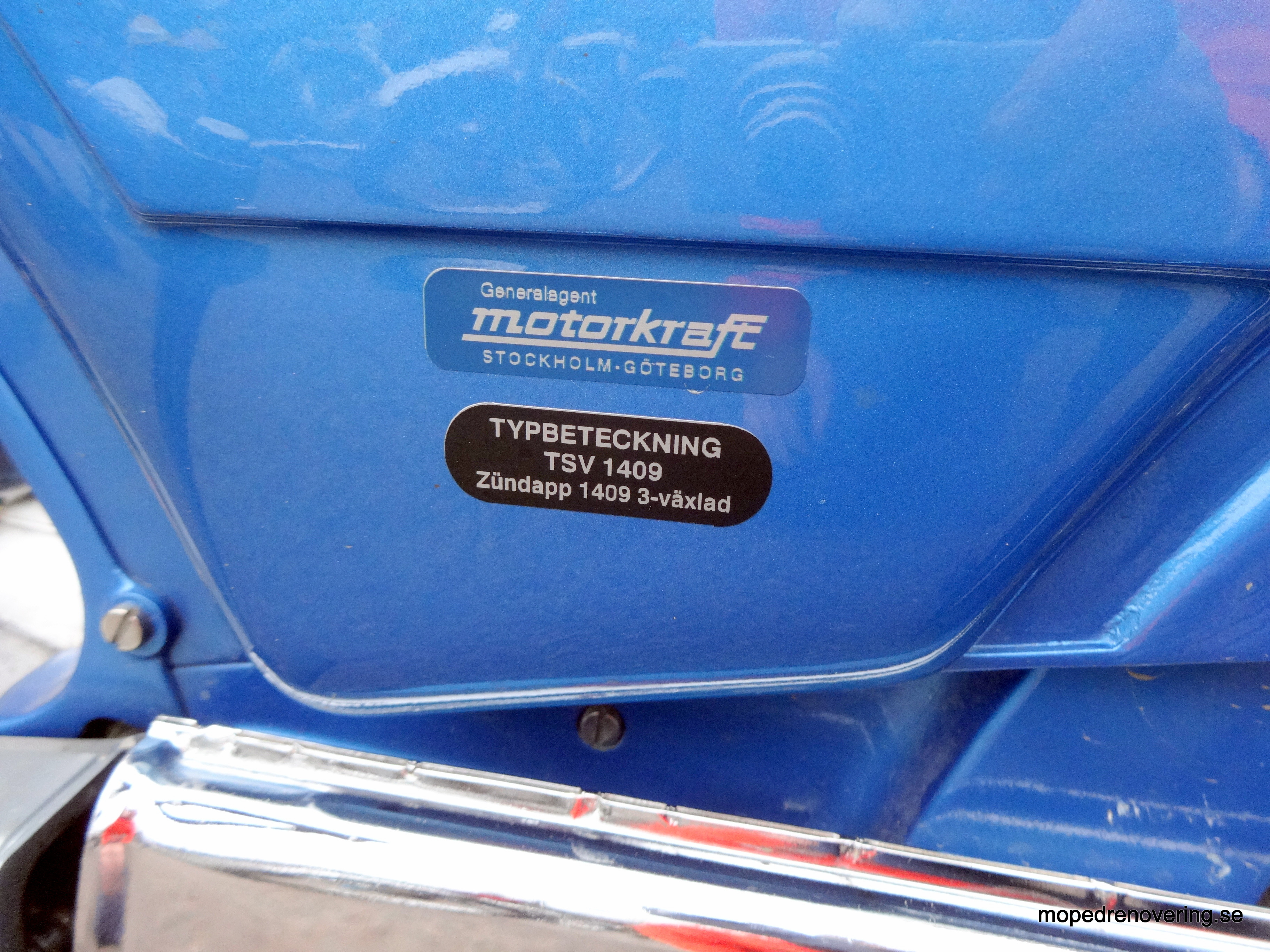 Sticker "Engine Power" 1967 - - 2