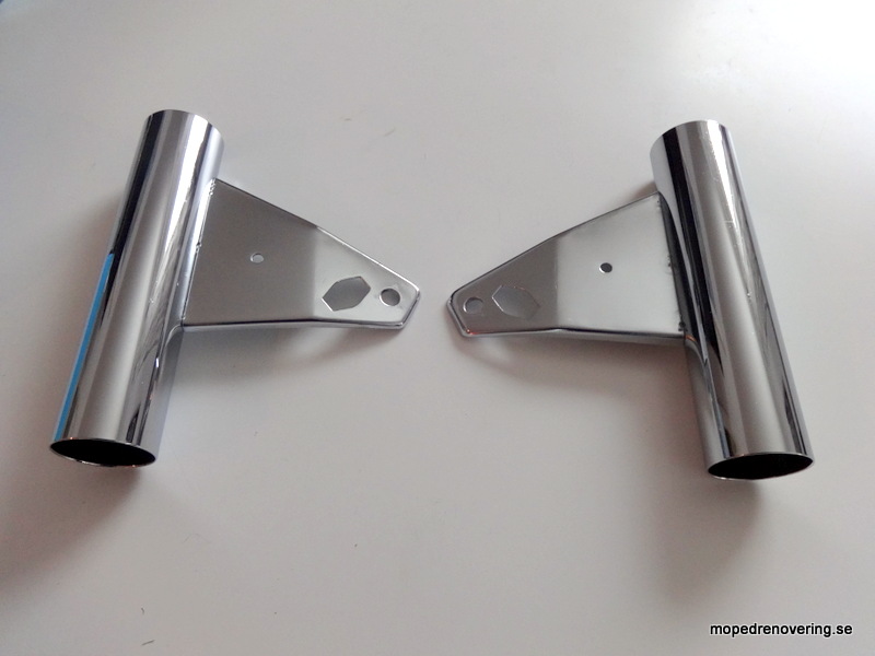 Lygteholder krom, Zündapp KS50 1979-83. Venstre + højre side - 3