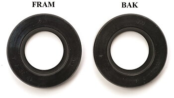 Olietætning15x35x7 Blå til Sachs 505 SC (Enkelt fjeder, Gummi)