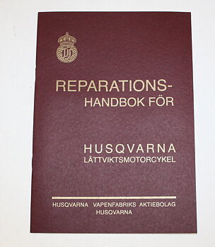 Reparationsmanual Husqvarna Letvægtsmotorcykel 98 cc Orginal