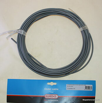 Wire housing grey, 10 meter. Elvedes, 5 mm
