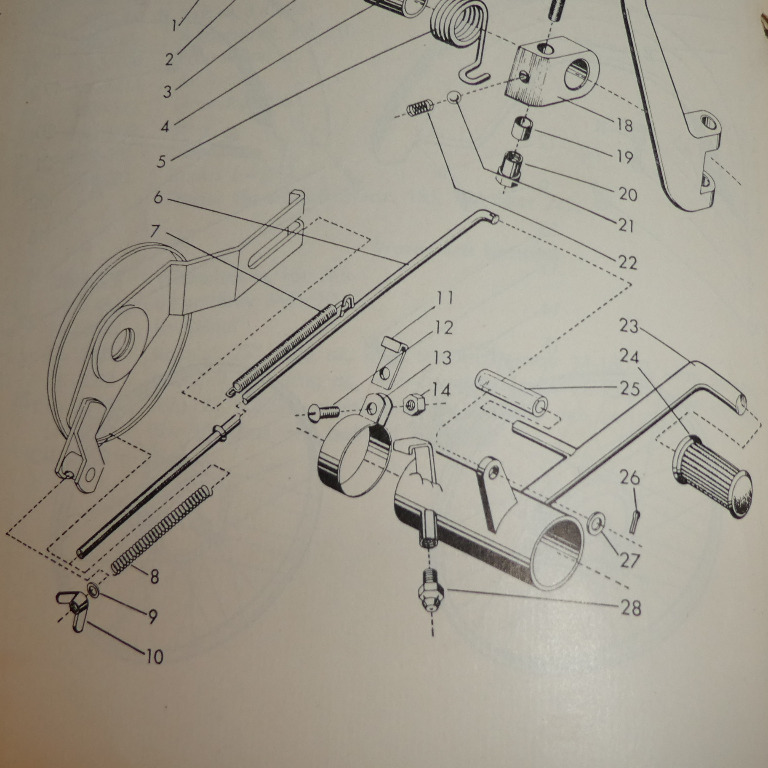 Kontakt 81-417-057 til bremselys Husqvarna NOS - 2