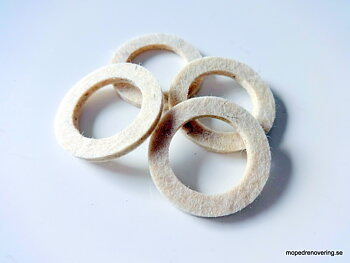 Dichtungssatz, Radlager Leleu, Compact u.a., 22/32 mm, Satz mit 4 Stück.