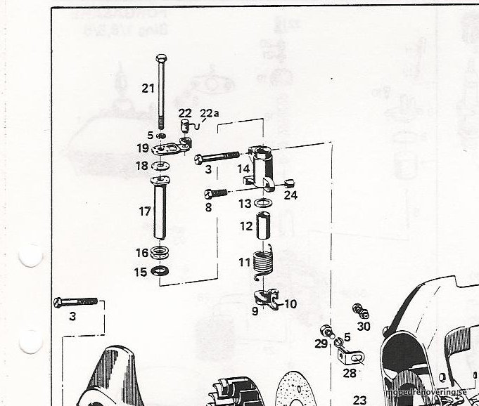 Montering af skiftegaffel Sachs 50/3 - 3