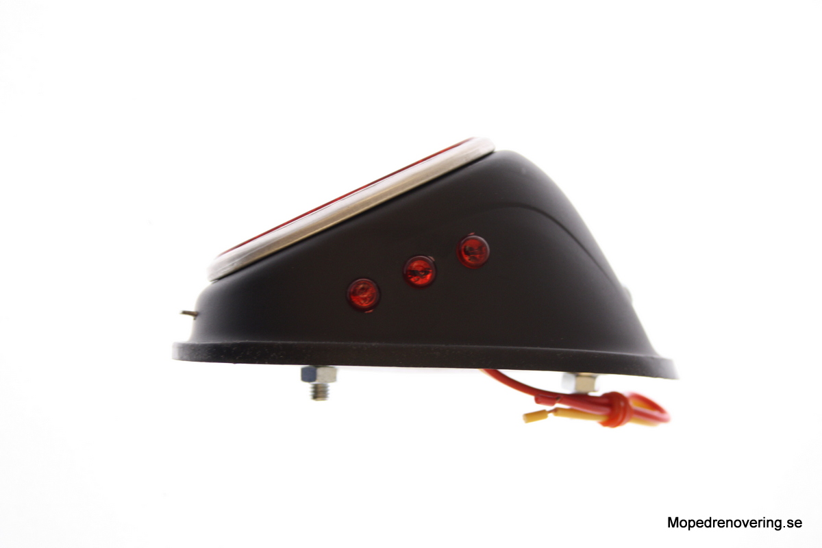 Baklys Universal Schwarz. Saß auf vielen Mopeds. 104x52 mm. - 3