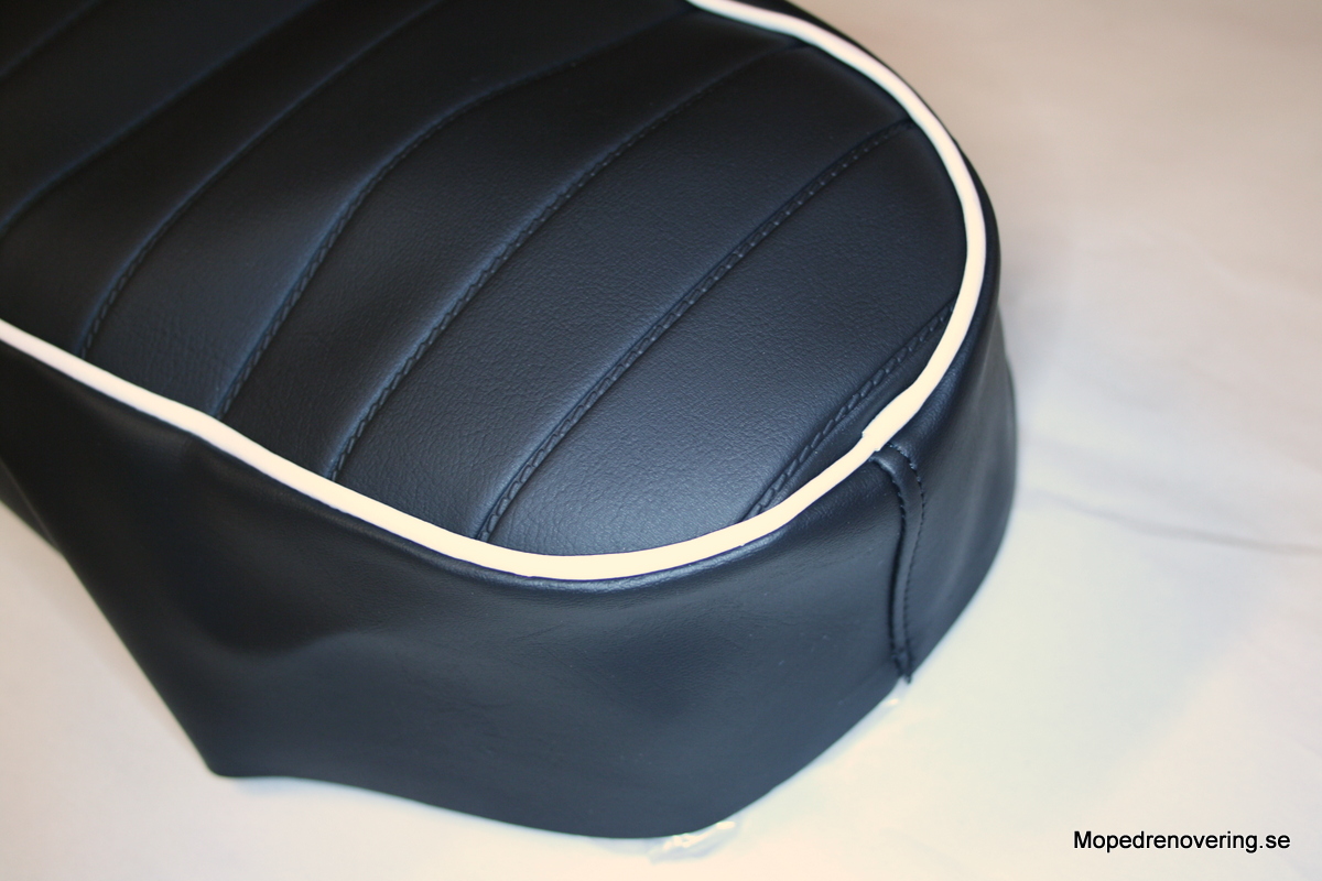 Saddle skins for MCB Chopper, Compact 1250, fringes included. Swedish-made. - 4
