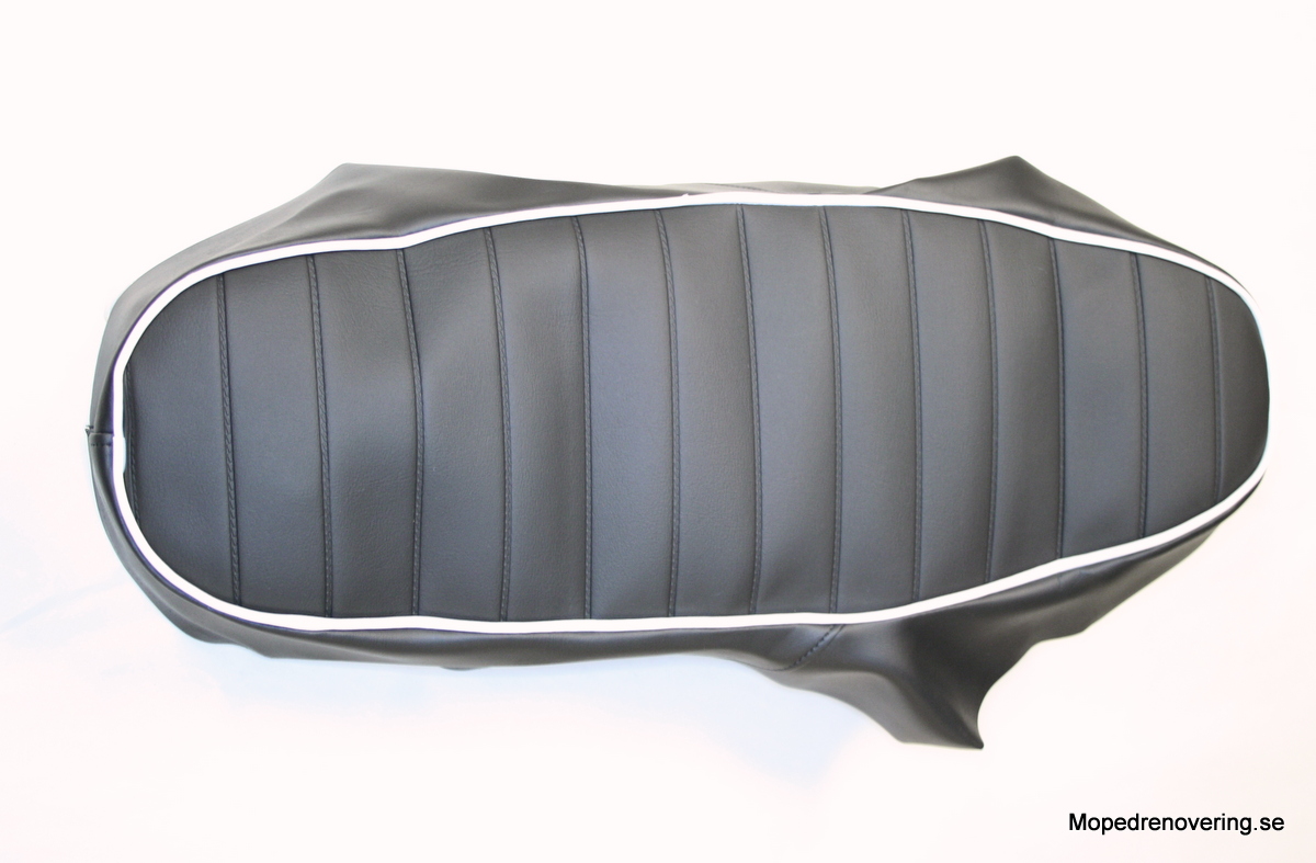 Saddle skins for MCB Chopper, Compact 1250, fringes included. Swedish-made. - 2