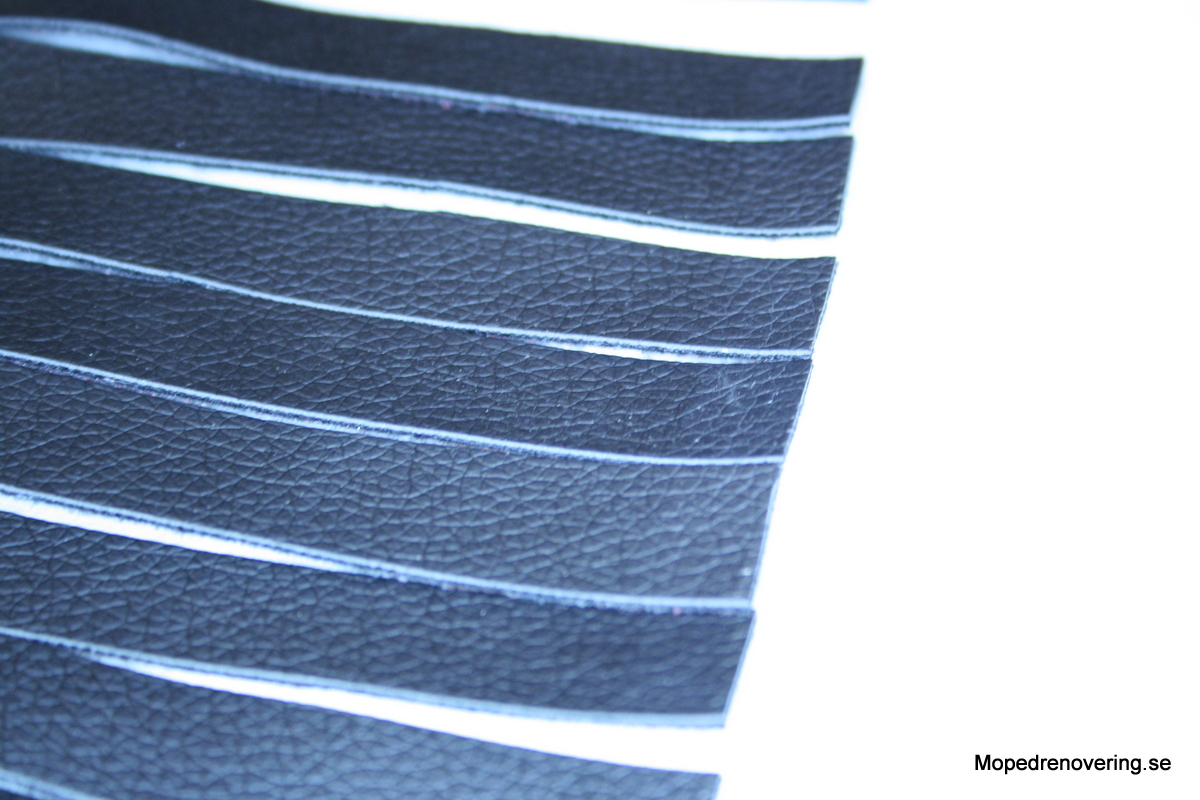 Saddle skins for MCB Chopper, Compact 1250, fringes included. Swedish-made. - 5
