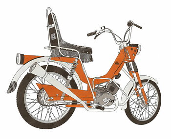 Saddle skins for MCB Chopper, Compact 1250, fringes included. Swedish-made.