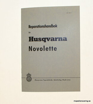 Reparationsvejledning Husqvarna Novolette 1954-55
