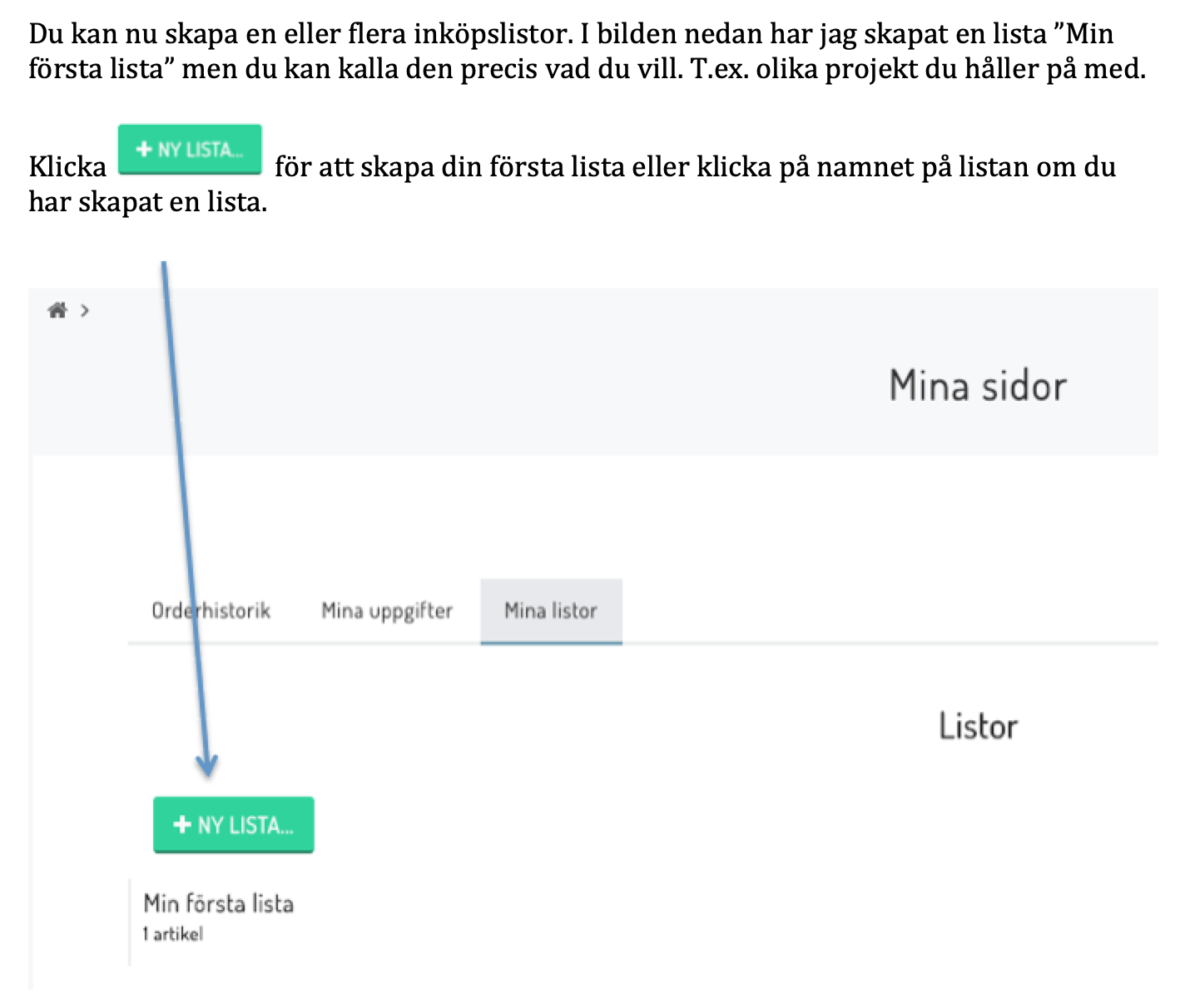 Shopping lists - HowTo - 3