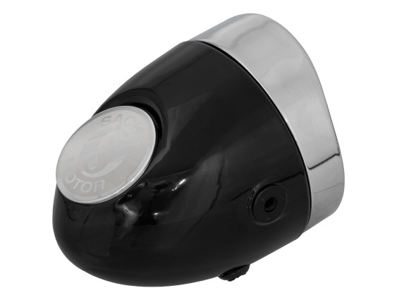 Abdeckplatte "Sachs" Aluminium verchromt für Tacho Ø 48 mm - 2
