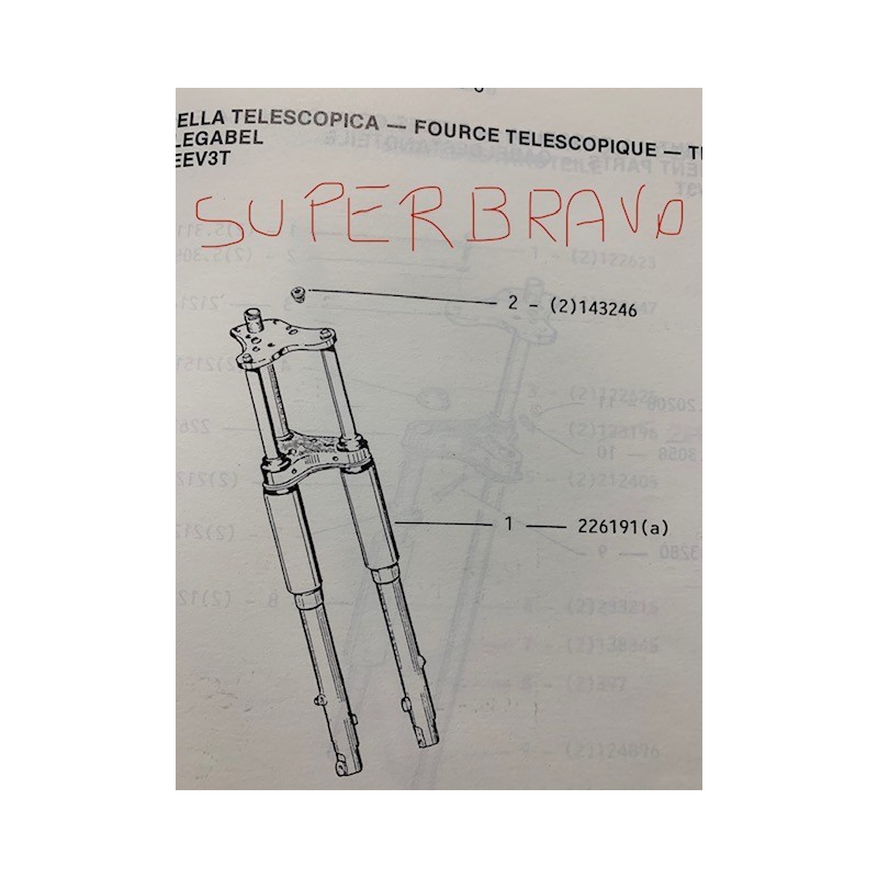143246 Rubber bushing cable entry Piaggio Ciao/Bravo for 15 mm hole - 3
