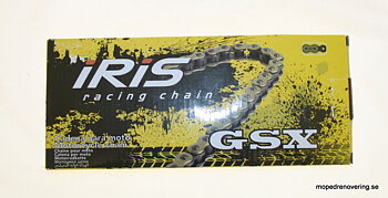 Quality Chain 420 Anodized gold.&nbsp;128 links