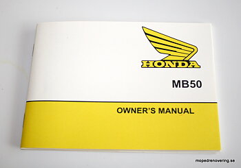 Instruktionsbok Honda MB50