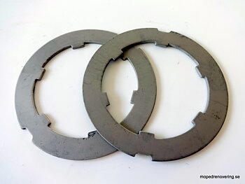Steel plates clutch, 2 pieces included. Puch, Made in Sweden