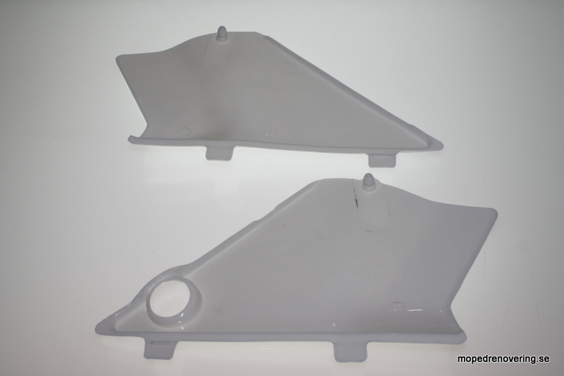 Seitendeckel Satz Honda MT50 Weiß - 3