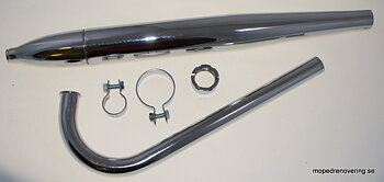 Udstødning 28 mm til MCB indtil 1965.