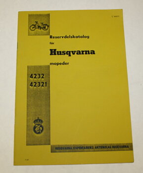 Reservedelskatalog Husqvarna 4232/42321
