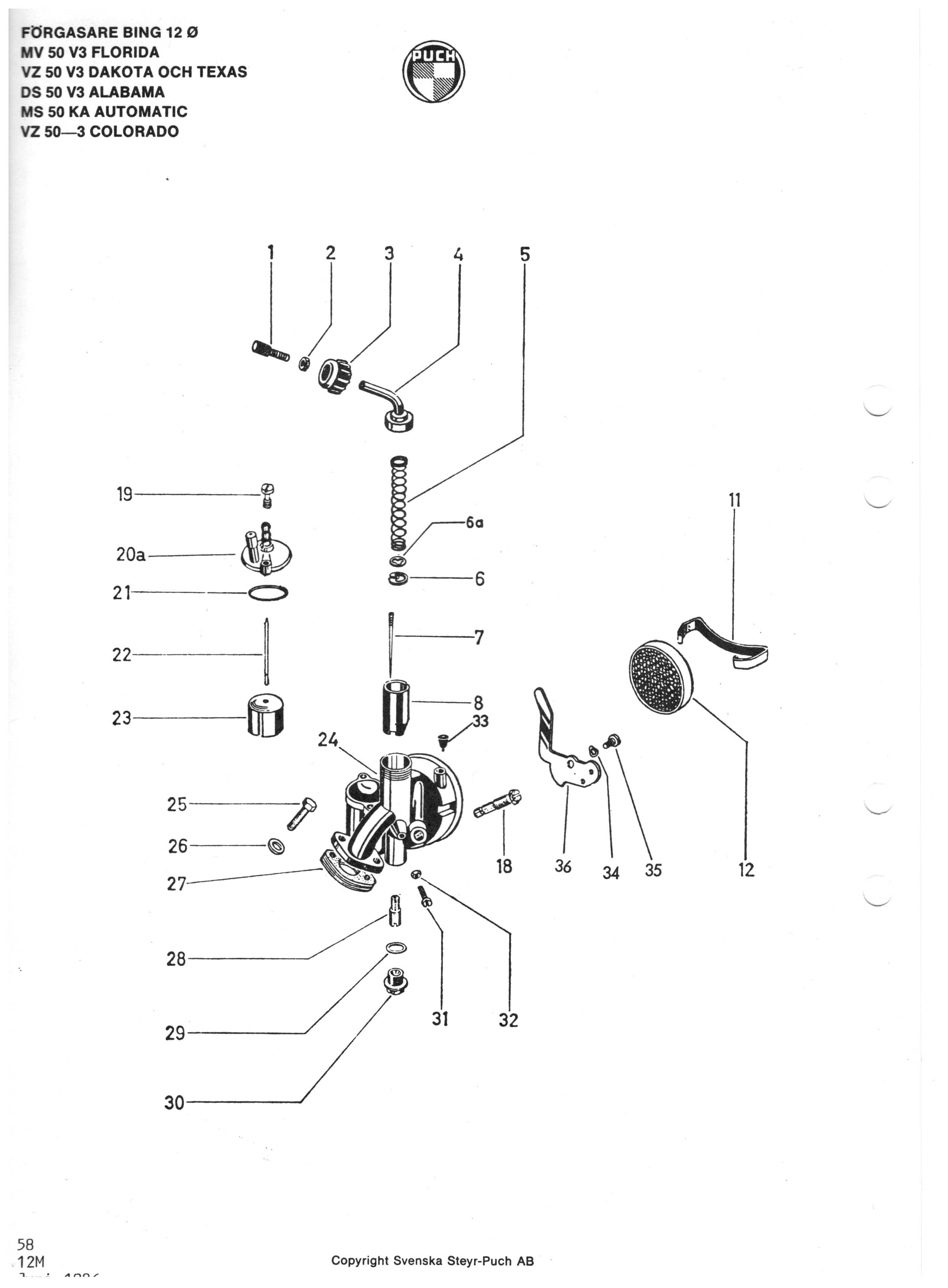 Ruuvi kellukkeen suojusta varten, M4 x 10 mm - 5