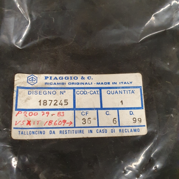 187245 Kaapelivalikoima Vespa P 1976 -1982 NOS - 2
