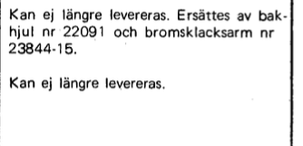 Bremsebakke-arm ved udskiftning af Nyman-nav til Grimeca/Leleu - 6