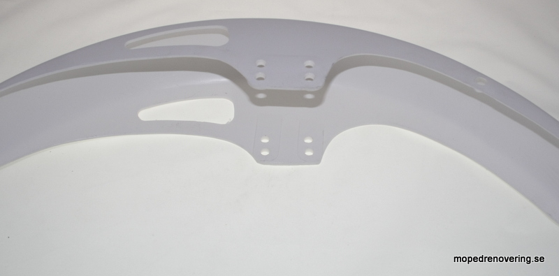 Front fender Honda MB50 white - 2