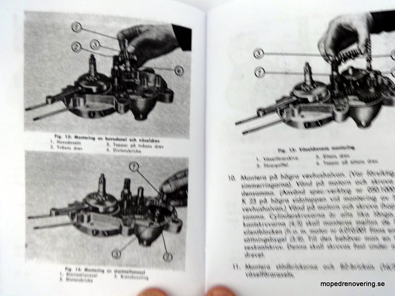 Korjaus Manuaalinen vanhin Puchmopeds, alkuperäinen painettu 1957 - 5